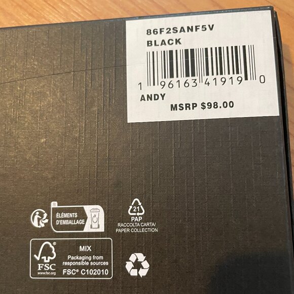 Michael Kors Men's Genuine Leather Andy Slim Black Billfold Wallet. BRAND NEW! - Picture 2 of 10